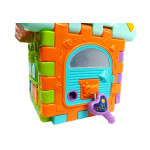 Vzdelávací domček - triedič, labyrint - farebný